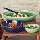 Azure Blue Atlantis Melamine Oval Bowl 23 x 20.5 x 7.5cm additional 3