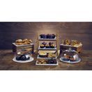 White Marble Platter 32x26cm GN 1/2 additional 4