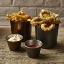 GenWare 2.5oz Stainless Steel Ramekin Hammered Silver additional 2