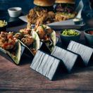 GenWare Melamine Matt Black Fast Food Stand 2 Slot additional 2