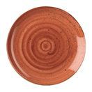 Churchill Stonecast Coupe Plates Spiced Orange 288mm additional 1