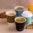 Vegware VDW-10 10oz Double Wall Brown Kraft Cup, 89-Series additional 2