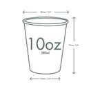 Vegware 10oz Feel Snug Single Wall Hot Cup 89-Series - LV-FS10 additional 3