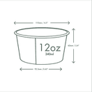 Vegware 12oz Feel Snug Soup Container 115-Series - SC-FS12 additional 3