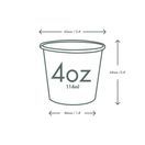 Vegware 4oz Feel Snug Hot Cup 62-Series -  LV-FS04 additional 2