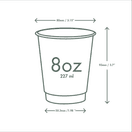 Vegware 8oz Feel Snug Double Wall Hot Cup 79-Series - VDW-FS08 additional 3