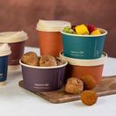 Vegware Feel Snug 115-Series Flat Paper Hot Lid - VLID115P-FS additional 2