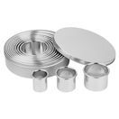 Vogue Stainless Steel Round Plain Cutters (12 Pack) additional 4