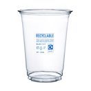 Vegware EP-CR16-EP 16oz BlueStripe rPET Cold Cup additional 1