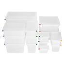 Hygiplas Click PP GN Container 1/9 with Lid &amp; 7 Colour Clips 100mm 0.85Ltr additional 5