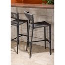 Bolero Eden PE Twist Rattan Outdoor Bar Stools Charcoal additional 7