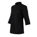 Whites Womens Fitted Chef Jacket Black additional 3