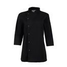 Whites Womens Fitted Chef Jacket Black additional 2