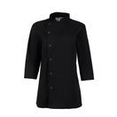 Whites Womens Fitted Chef Jacket Black additional 1