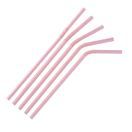 Fiesta Compostable Bendy Paper Straws Pink additional 1