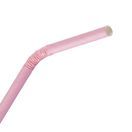 Fiesta Compostable Bendy Paper Straws Pink additional 3