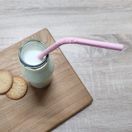 Fiesta Compostable Bendy Paper Straws Pink additional 5