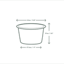 Vegware VWPPK2.5 Kraft Paper Portion Pot 2.5oz additional 3
