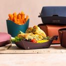 Vegware KT-6X5-FS Feel Snug 6 x 5in Food Tray additional 2