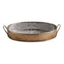 Serving Tray Antique Brass 31cm additional 2
