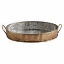 Serving Tray Antique Brass 31cm additional 1