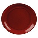 Rustico Lava Bistro Oval Plate 29.5 x 26cm / 11.5" x 10.25" additional 1