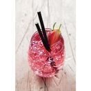Fiesta CY080 Cocktail Paper Straws Black 145mm x 5mm additional 2