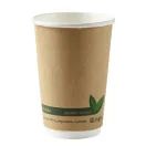 Dispo 16oz Double Wall Brown Kraft Cup additional 1