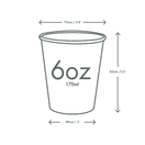 Vegware Kv-6 6oz Brown Kraft Hot Cup, 72-Series additional 4