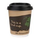Fiesta Compostable Lids for 8oz Hot Cups additional 2
