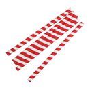 Fiesta Compostable Paper Smoothie Straws Red Stripes additional 2