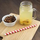 Fiesta Compostable Paper Smoothie Straws Red Stripes additional 3