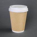 Fiesta Recyclable Coffee Cup Lids White 225ml / 8oz additional 4