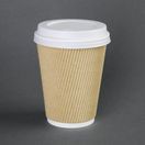 Fiesta Recyclable Coffee Cup Lids White 225ml / 8oz additional 4