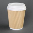 Fiesta Recyclable Coffee Cup Lids White 340ml / 12oz &amp; 455ml / 16oz additional 4