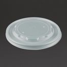 Vegware VLID115S Compostable Hot Food Pot Flat Lids 350ml / 12oz and 455ml / 16oz additional 2