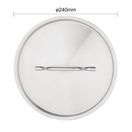 Vogue Stainless Steel Saucepan Lid 240mm additional 5