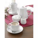 Olympia Whiteware Cappuccino Saucers additional 4