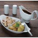 Olympia Whiteware Gravy Boats 340ml 12oz additional 5