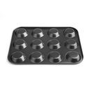 Vogue Carbon Steel Non-Stick Mini Muffin Tray 12 Cup additional 2