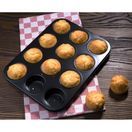 Vogue Carbon Steel Non-Stick Muffin Tray 12 Cup additional 2