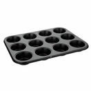 Vogue Carbon Steel Non-Stick Muffin Tray 12 Cup additional 1