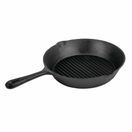Vogue Round Cast Iron Ribbed Skillet Pan 267mm additional 1