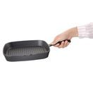 Vogue Square Cast Iron Ribbed Skillet Pan 241mm additional 4