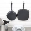 Vogue Square Cast Iron Ribbed Skillet Pan 241mm additional 8