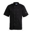 Whites Vegas Unisex Chefs Jacket Short Sleeve Black additional 1