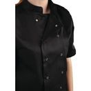 Whites Vegas Unisex Chefs Jacket Short Sleeve Black additional 30