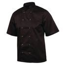Whites Vegas Unisex Chefs Jacket Short Sleeve Black additional 36