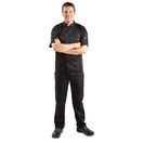 Whites Vegas Unisex Chefs Jacket Short Sleeve Black additional 13