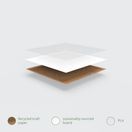 Vegware VDW-12 12oz Double Wall Brown Cup additional 4